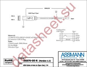 AK670-OE-BLACK-R datasheet  